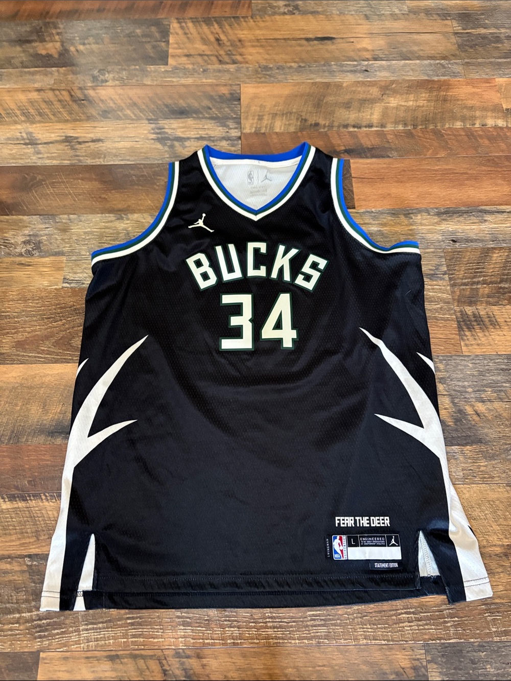 Nike 2022 Statement Edition Giannis Antetokounmpo Milwaukee‎ Bucks Jersey